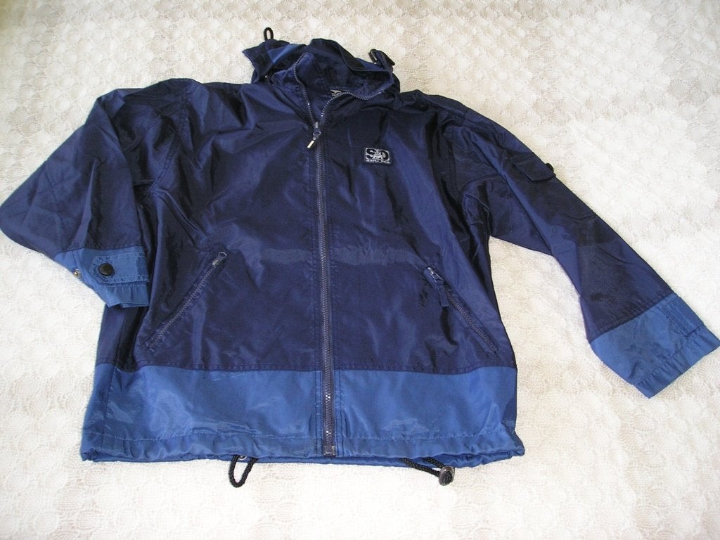 blauwe jas Salty Dog maat 152, Kinderen en Baby's, Ophalen, Zo goed als nieuw, Salty Dog, Jongen