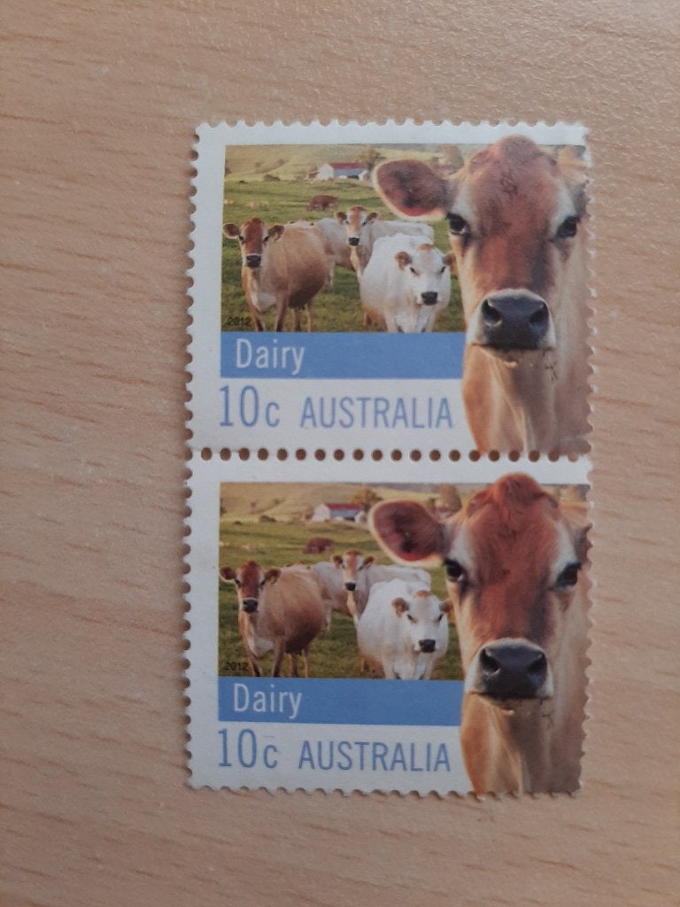 Australie koeien 2st, Verzenden, Postfris