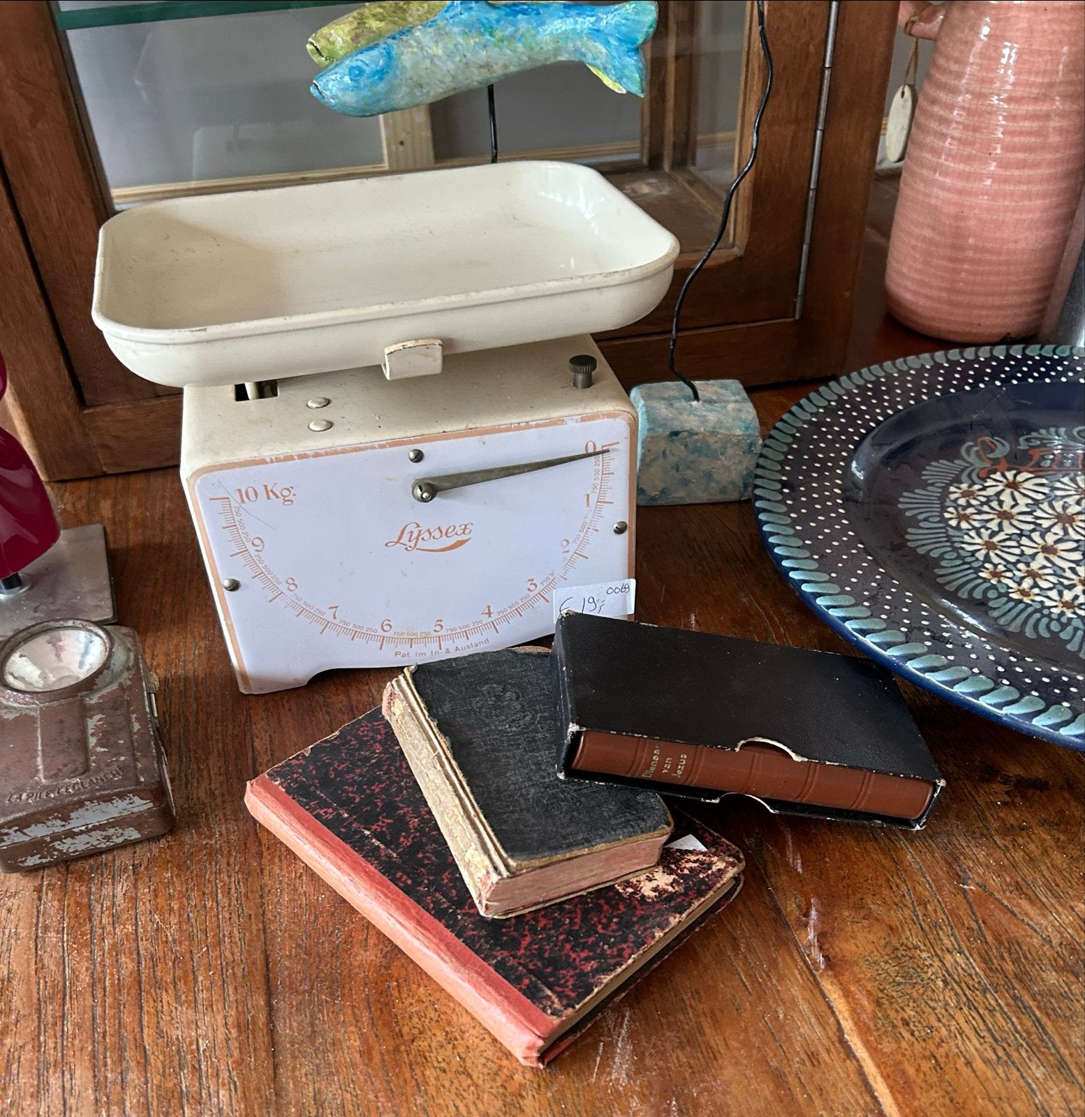 Vintage Vlooienmarkt Spullen met Vitrinekast, Antiek en Kunst, Ophalen