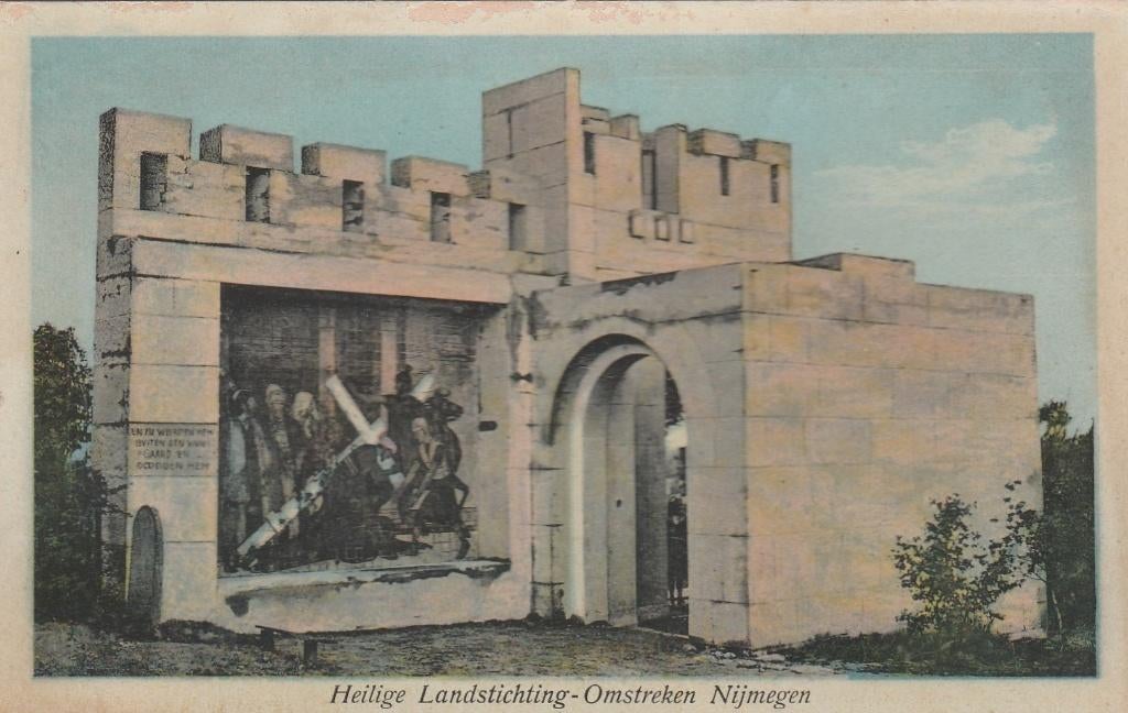 HEILIG LANDSTICHTING Een Kruisweg Statie kl.f, Verzenden, 1920 tot 1940, Ongelopen, Gelderland