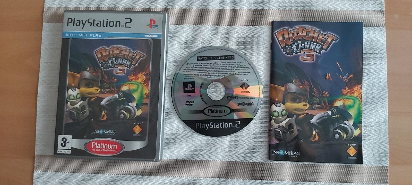 Ratchet & Clank 3 Platinum Edition PS2 - Compleet met boekje, Spelcomputers en Games, Games | Sony PlayStation 2, Avontuur en Actie