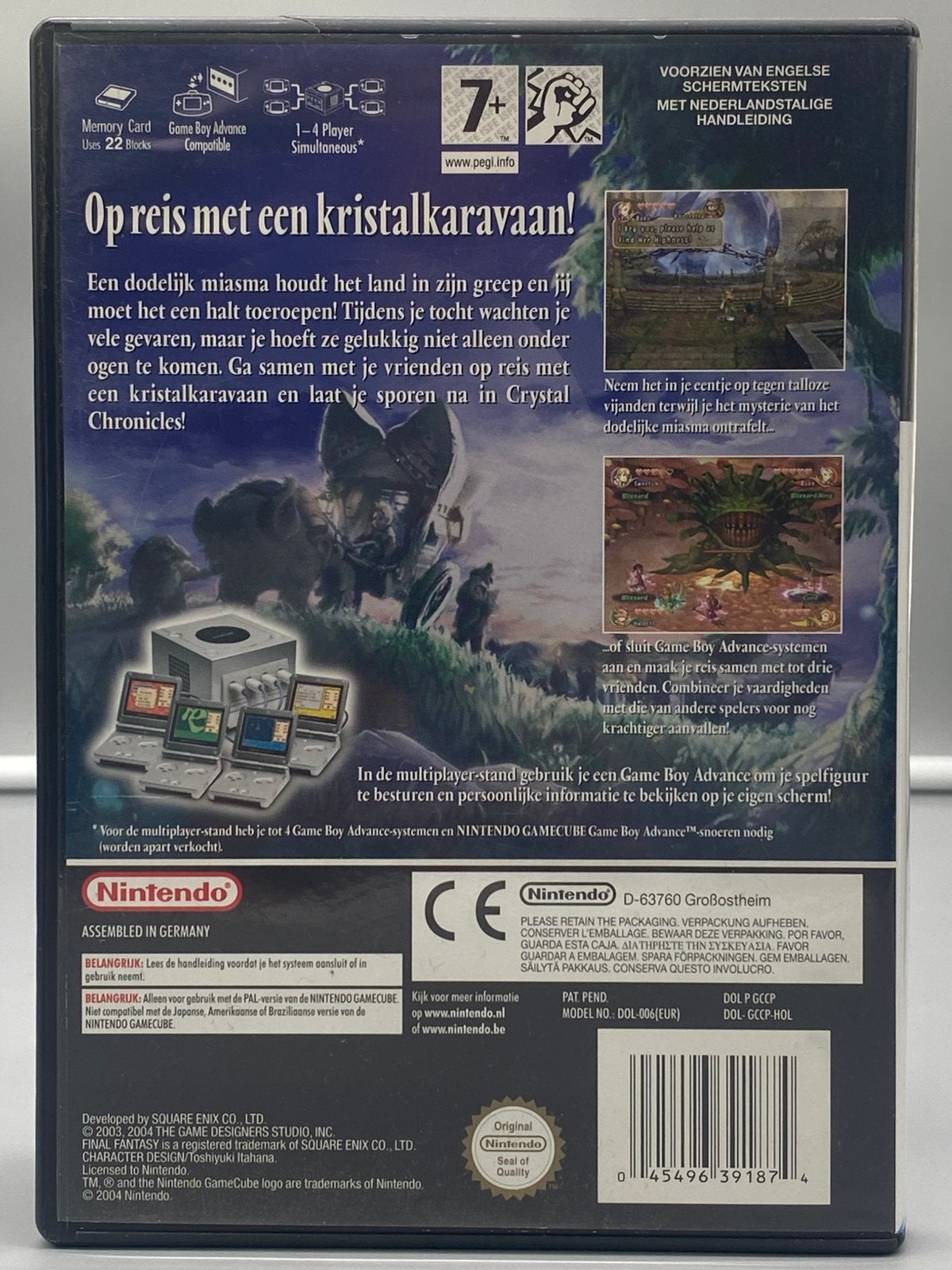 Final Fantasy: Crystal Chronicles – Nintendo GameCube, Www.squareenix.com, Ophalen of Verzenden, Zo goed als nieuw, Role Playing Game (Rpg)