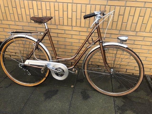Franse dames sportfiets vintage, Ophalen, Motobecane ?, Velgrem, 51 tot 55 cm