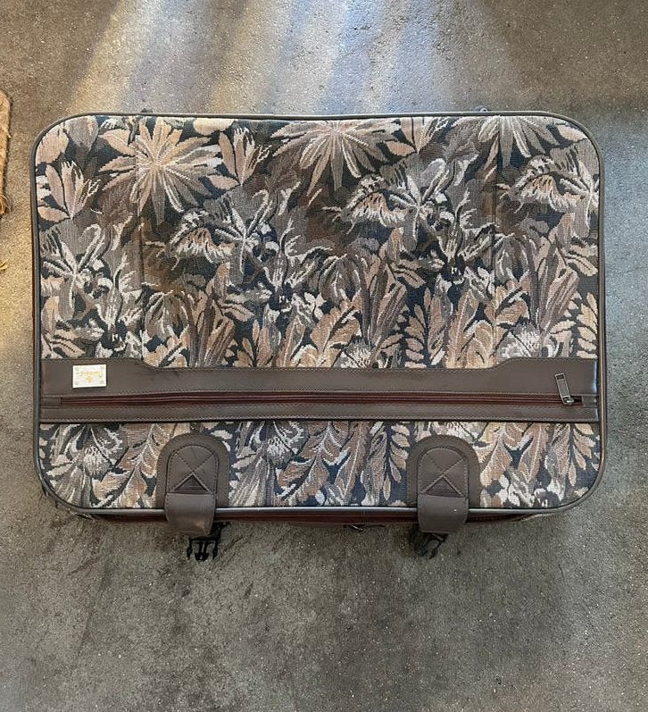 Vintage reiskoffer, Sieraden, Tassen en Uiterlijk, Koffers, Ophalen, Gebruikt, Overige materialen, Wieltjes