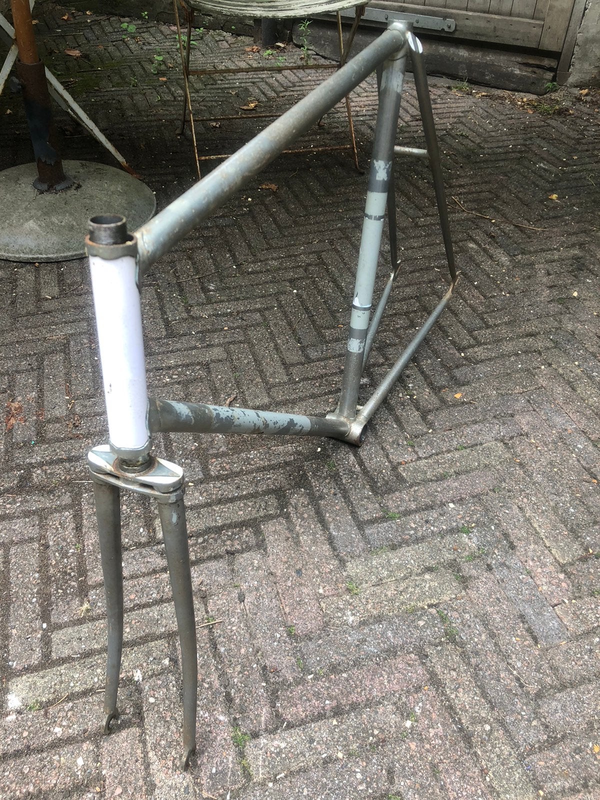 Vintage baanfiets frame piste kader, 59 cm of meer, Ophalen, Jaren '60 of nieuwer