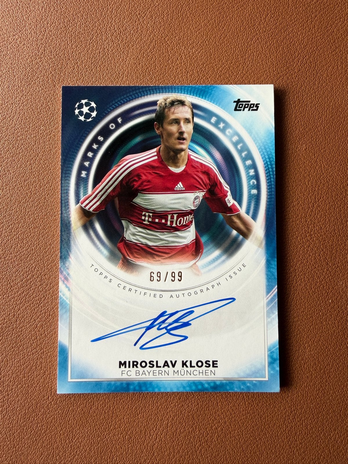 Miroslav Klose Topps Inception Auto /99 marks of excellence, Verzenden, Nieuw, Buitenlandse clubs, Spelerskaart