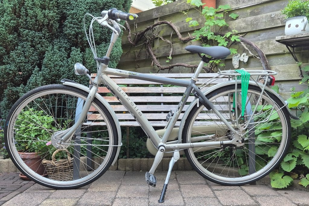 28 inch Gazelle jongensfiets met 3 versnellingen, Versnellingen, Zo goed als nieuw, Gazelle, Trommelrem