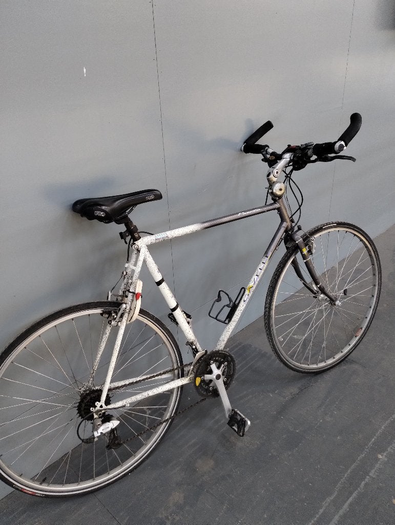 gazelle toerfiets model Puerto hybride, Ophalen, 28 inch, Gebruikt, Velgrem