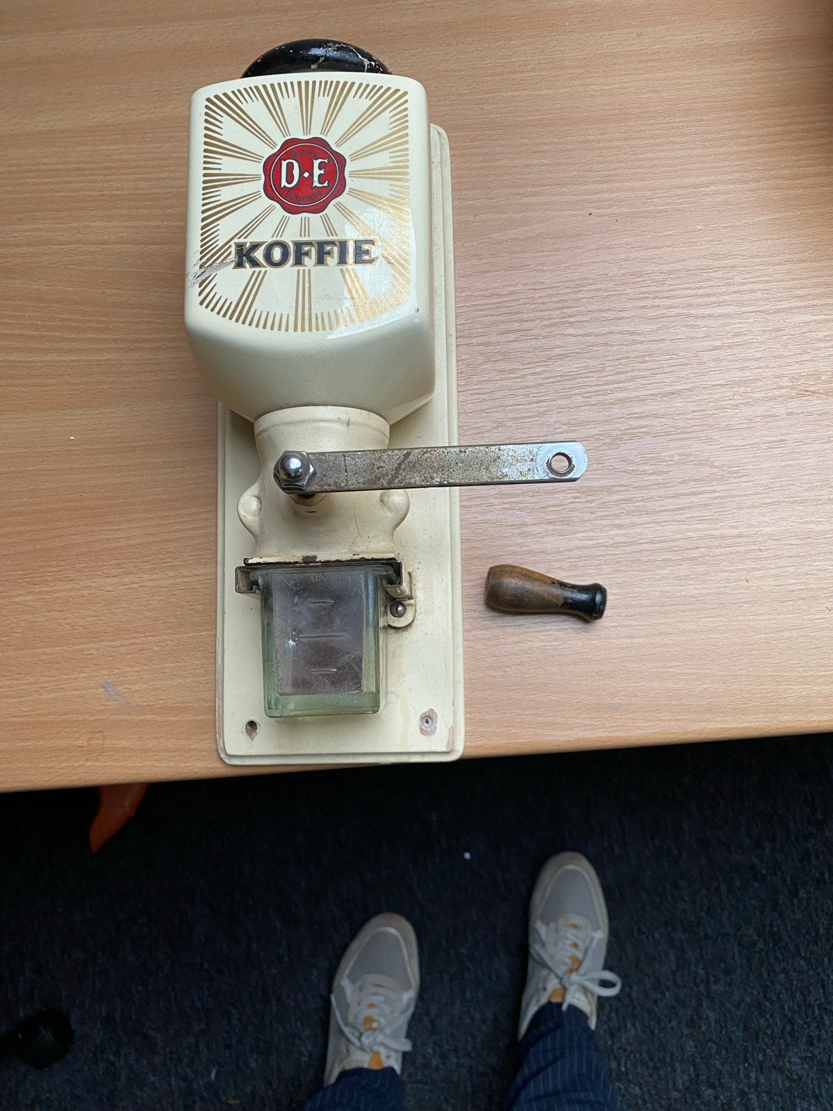 Vintage Douwe Egberts Koffiemolen - Wandmodel, Ophalen