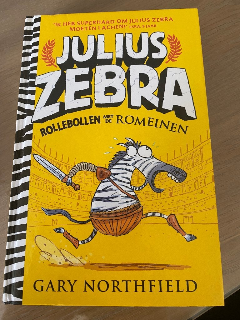 Boek Julius zebra rollebollen romeinen, Ophalen of Verzenden, Zo goed als nieuw, Fictie algemeen
