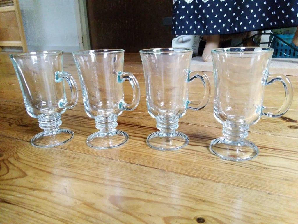 Irish Coffee glazen (4 st.), Verzamelen, Glas en Borrelglaasjes, Ophalen of Verzenden, Gebruikt, Overige typen