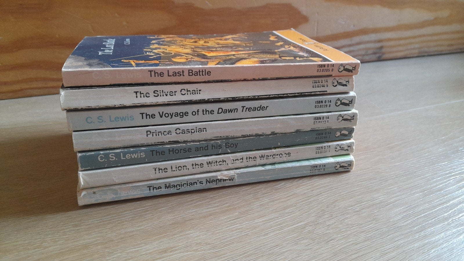 The Chronicles of Narnia - Complete set (7 boeken), Boeken, Ophalen of Verzenden, Gelezen, C.S. Lewis