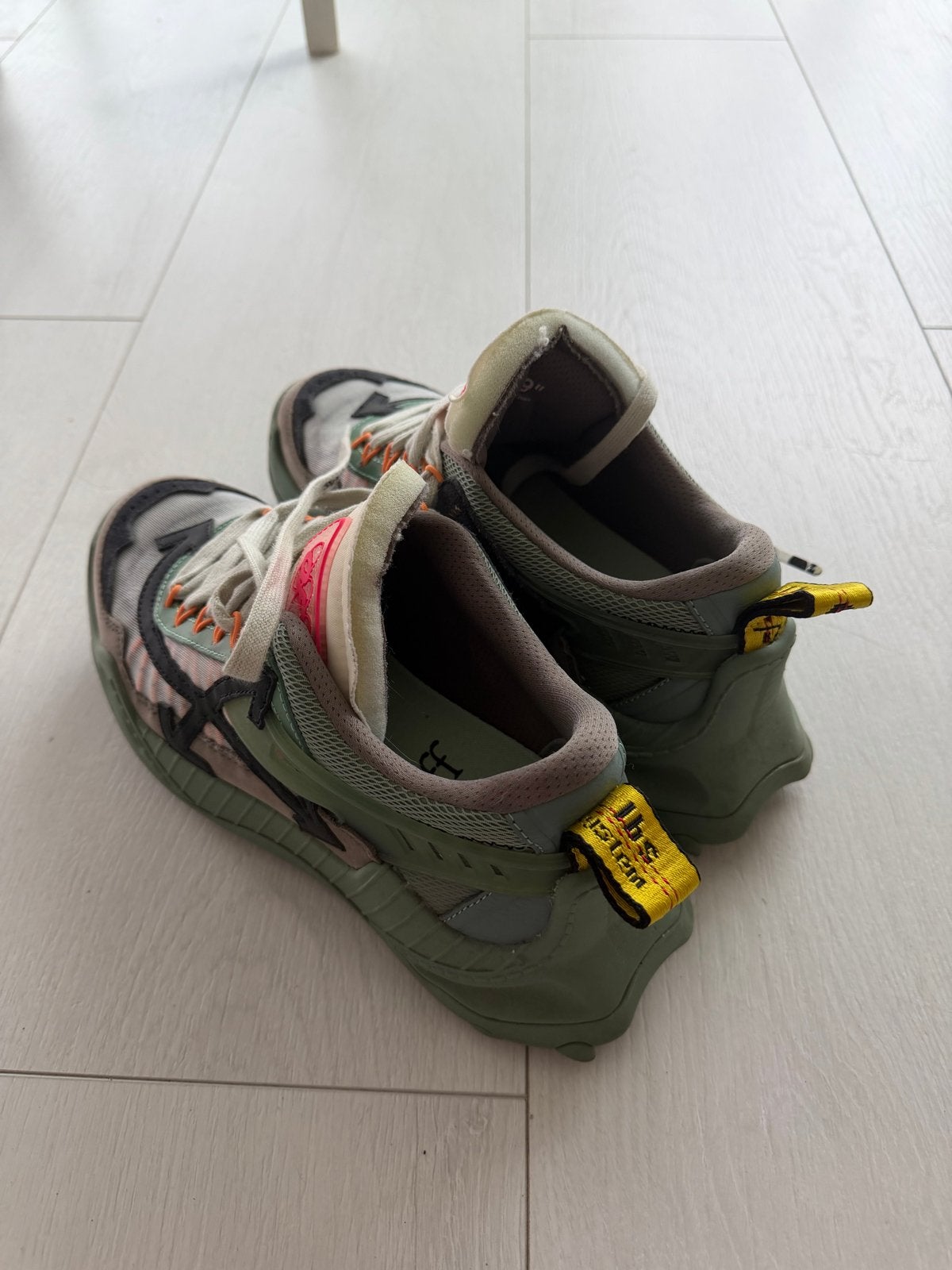 Off-White Out of Office Sneakers Maat 39, Ophalen of Verzenden, Gedragen, Groen, Sneakers of Gympen
