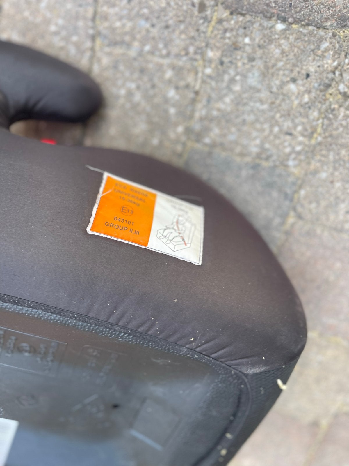 Zitverhoger Titanium Baby Zwart, 15 t/m 36 kg, Ophalen, Overige merken, Gebruikt