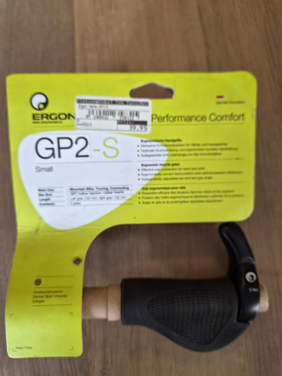 Ergon GP2-S Performance Comfort fiets handvatten, Ophalen of Verzenden, Zo goed als nieuw, Ergon