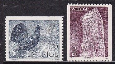 1587 - Zweden michel 906y/907y postfris , Natuur en Runenste, Verzenden, Zweden, Postfris