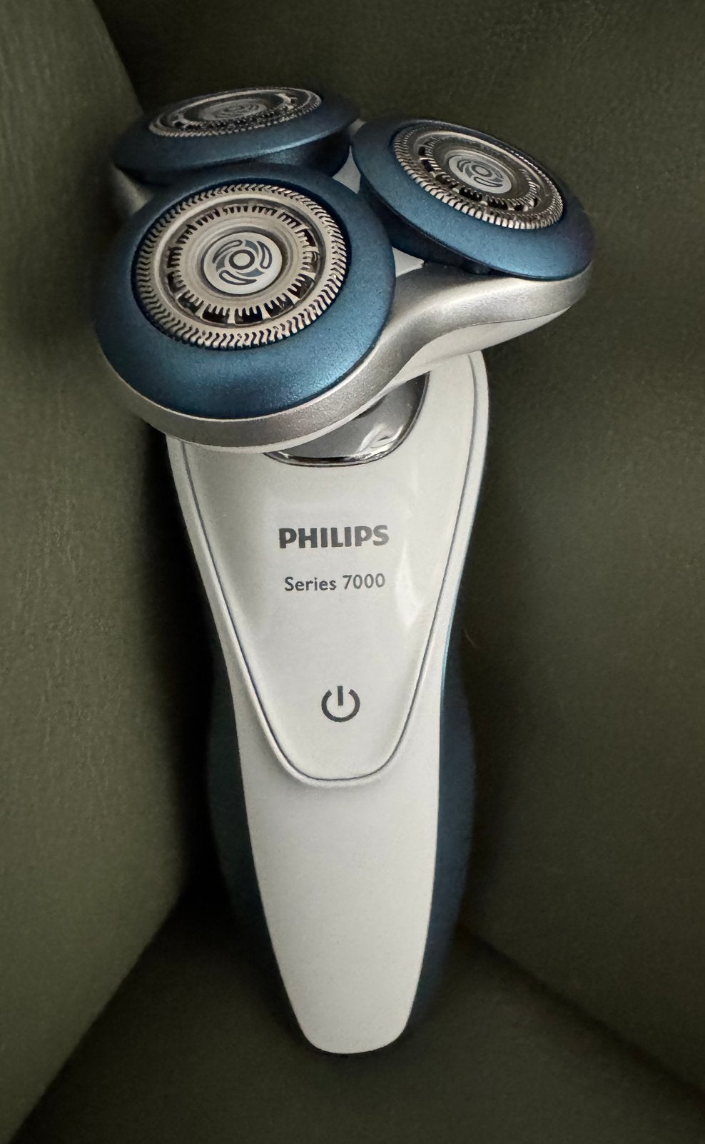 Philips scheerapparaat, model S7310, wit blauw zwart, Ophalen, Gebruikt, Scheren en Epileren