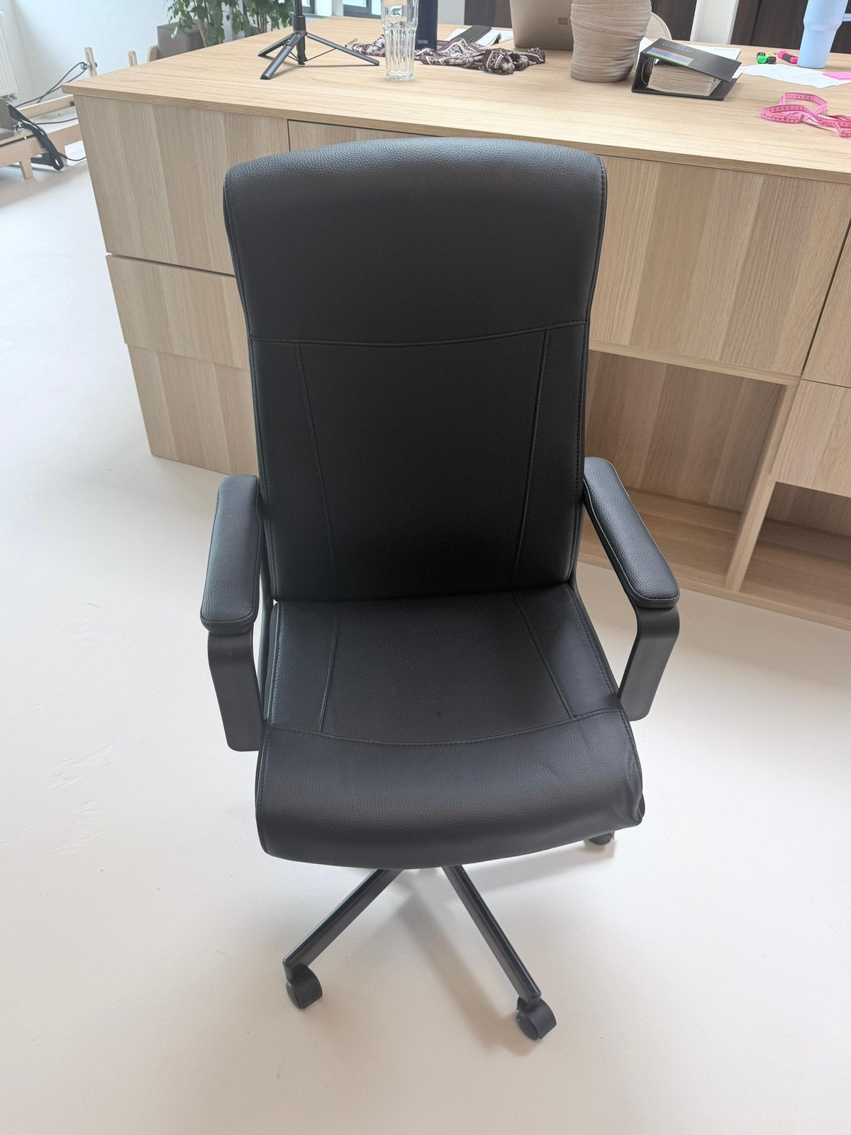 2x bureaustoelen ikea millberget zo goed als nieuw, Ophalen, Zo goed als nieuw, Zwart