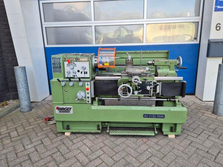 TARGET MACHINERY DRAAIBANK MADE IN BELGIUM 380V NETTE STAAT!, Doe-het-zelf en Verbouw, Gereedschap | Overige machines, Target