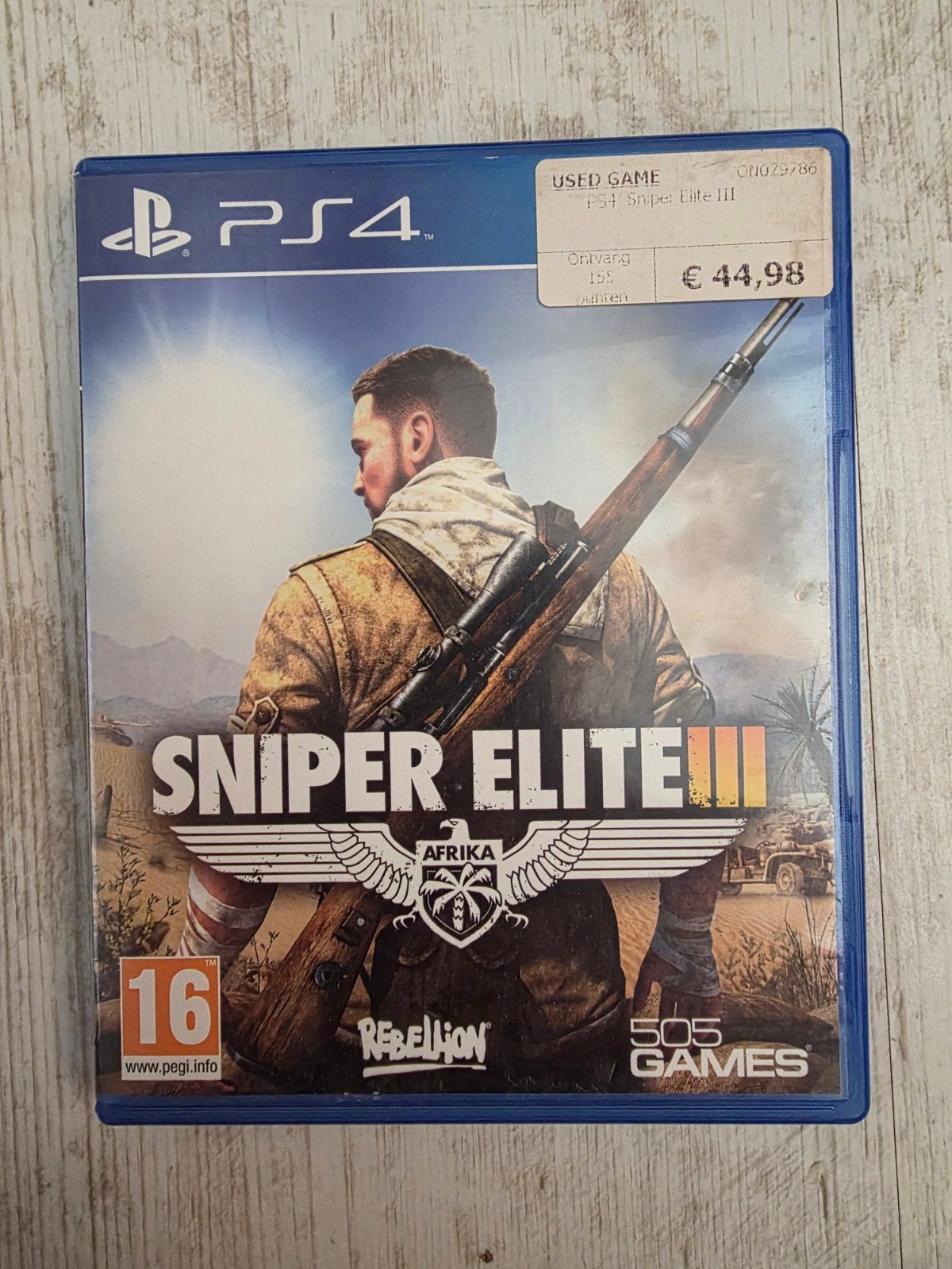 Sniper Elite 3 Playstation 4, Shooter, 1 speler, Ophalen of Verzenden, Zo goed als nieuw
