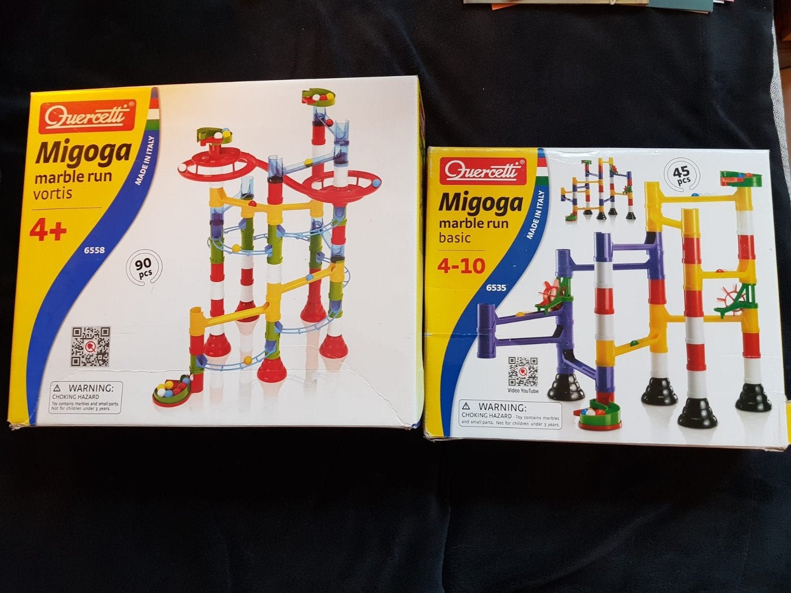 Guercetti Migoga knikkerbaan set (Vortis & Basic), Ophalen of Verzenden, Zo goed als nieuw, Overige merken
