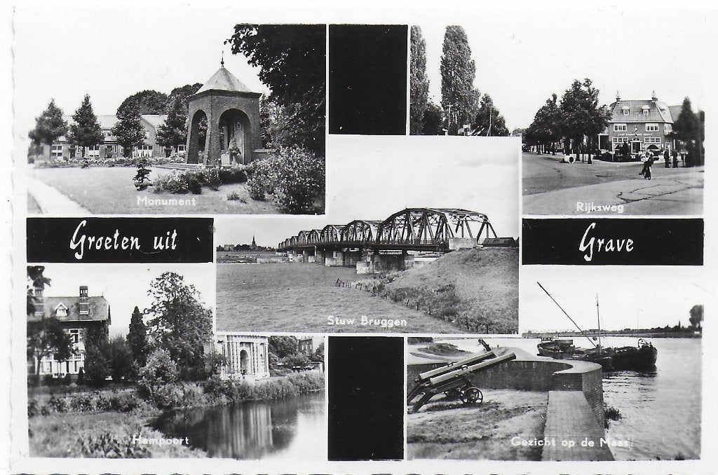 Grave Ongelopen Ansichtkaart (B6818 ), Ophalen of Verzenden, 1960 tot 1980, Ongelopen