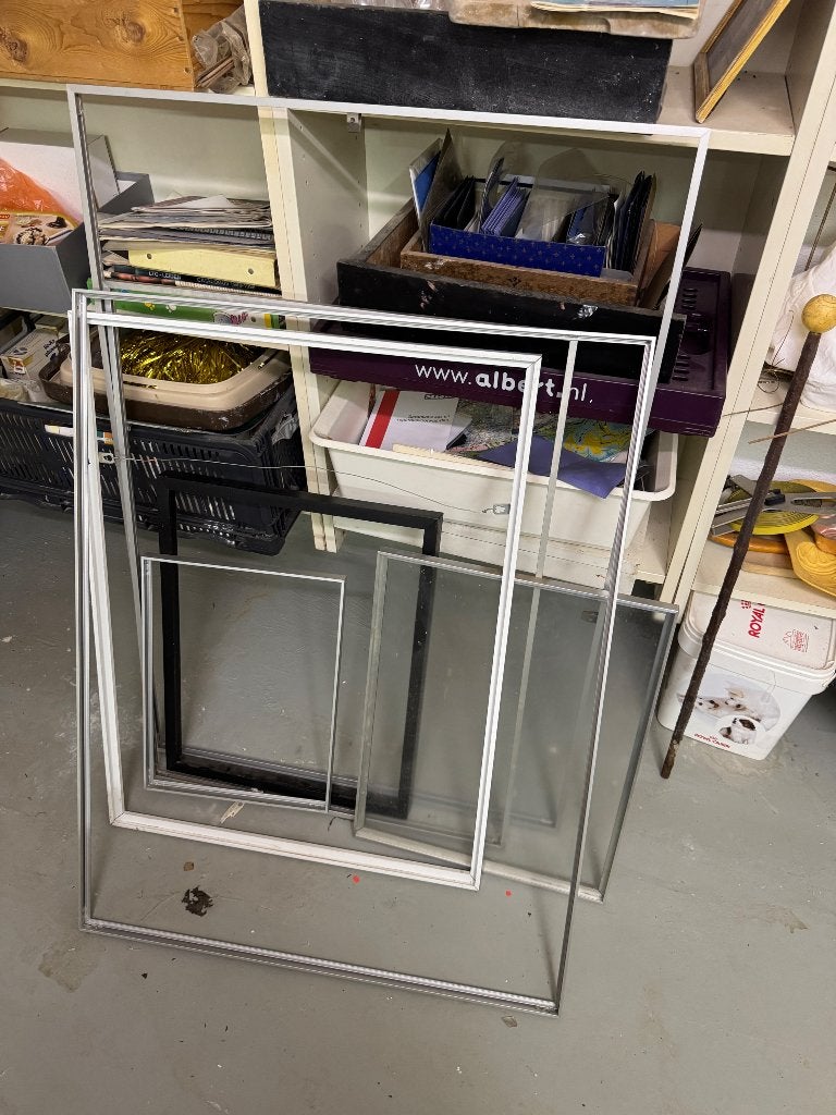 Aluminium frames (lijsten), Hobby en Vrije tijd, Ophalen, Gebruikt, Overige typen