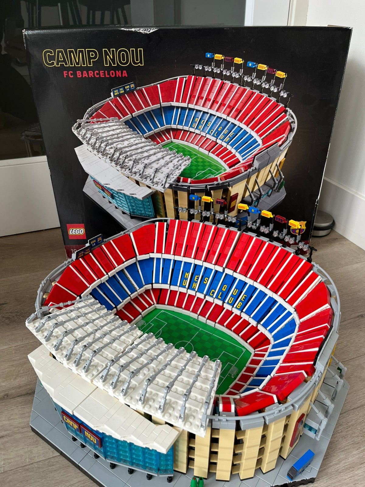 Lego Creator, Camp Nou, 10284, Gebruikt, Lego, Compleet, Ophalen of Verzenden
