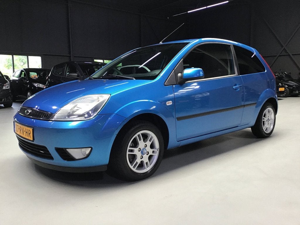 Ford Fiesta 1.4-16V Futura I New Apk + Kln Brt + Remmen I Ai, Voorwielaandrijving, 4 cilinders, Blauw, Metallic lak