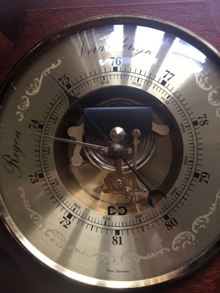 bijzonder mooie antieke barometer -weerstation, Ophalen of Verzenden, Zo goed als nieuw, Weerstation