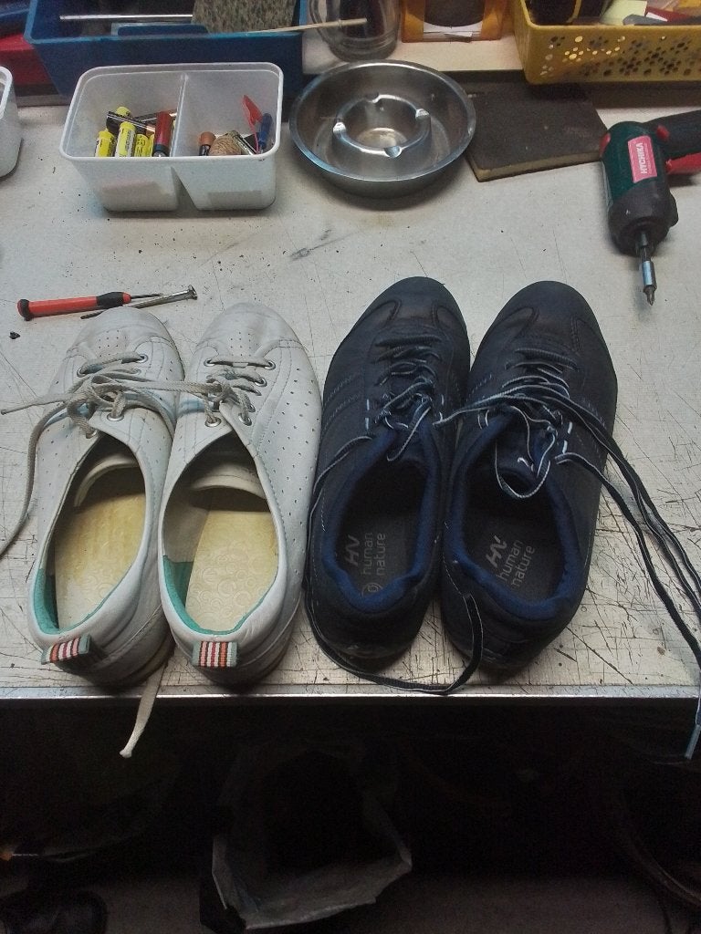 stuk of 10 paar damesschoenen, Kleding | Dames, Schoenen, Gedragen, Overige typen, Zwart, Ophalen of Verzenden