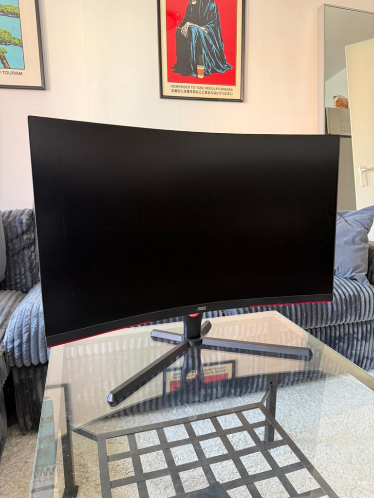 AOC C32G3A 32 Inch Curved Monitor 165Hz, Computers en Software, Monitoren, Gaming, HDMI, Curved, VA