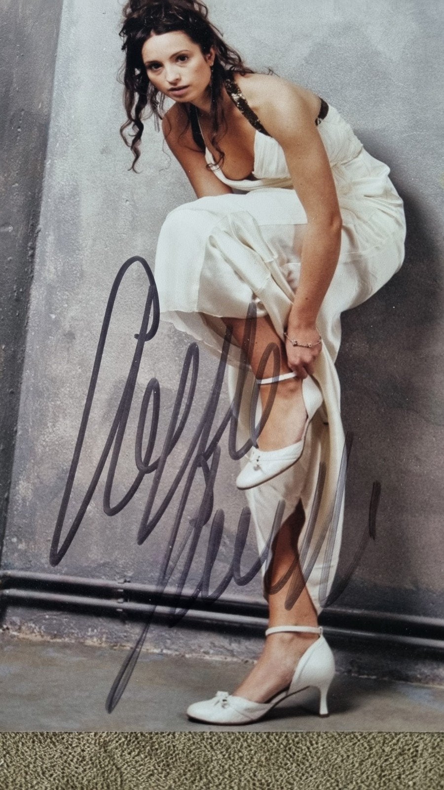 Gesigneerde foto van Stefanie Stumph, 1980 tot heden, Foto, Ophalen of Verzenden, Zo goed als nieuw