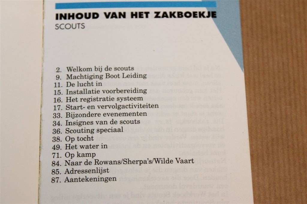 Zakboek Scouts — Scouting Nederland 1991, Europa, Ophalen of Verzenden, Reisgids of -boek, Gelezen