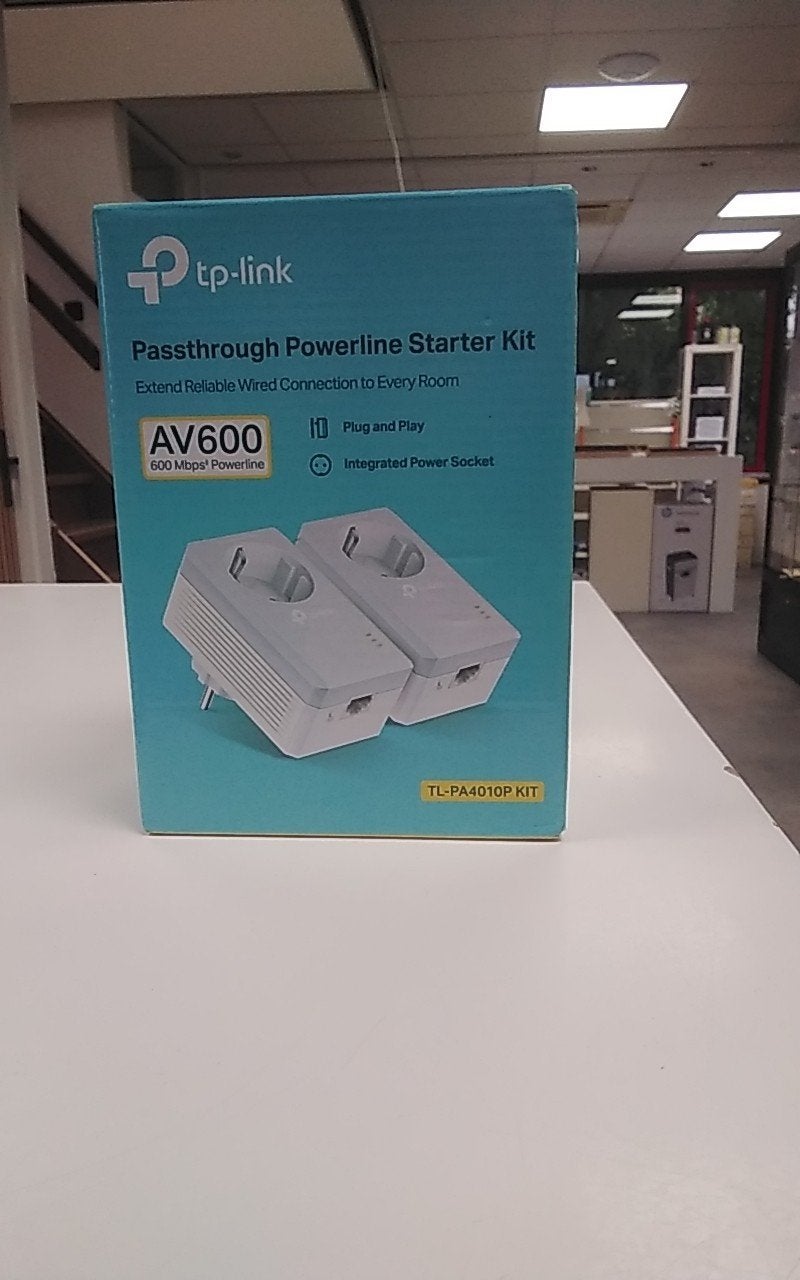 TP-Link AV600 Powerline Starter Kit TL-PA4010P KIT, Nieuw, Ophalen of Verzenden, TP-Link Corporation Limited, Support.eu@tp-link.com