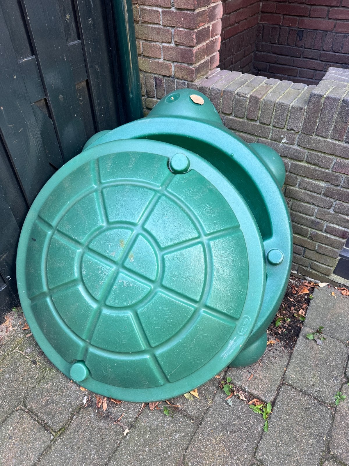 Schildpad zandbak/zwembadje voor kinderen, Ophalen, Gebruikt