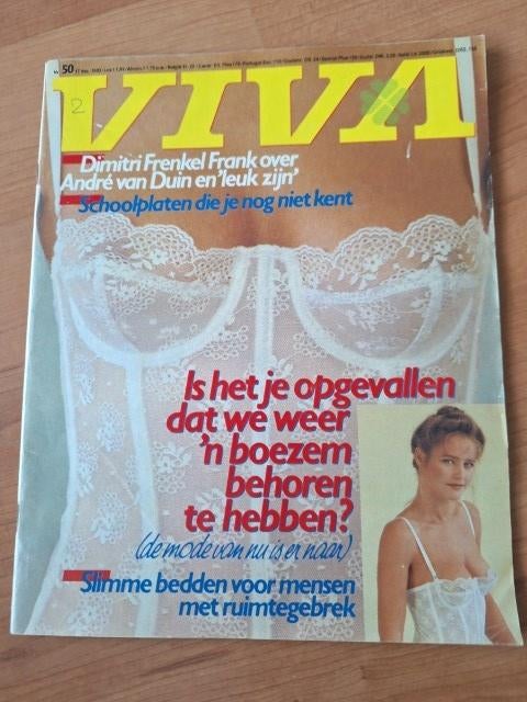 Viva 1982 Andre van Duin Dorijn Curvers Heleen van de Wusten, Ophalen of Verzenden, 1980 tot heden, Nederland, Tijdschrift
