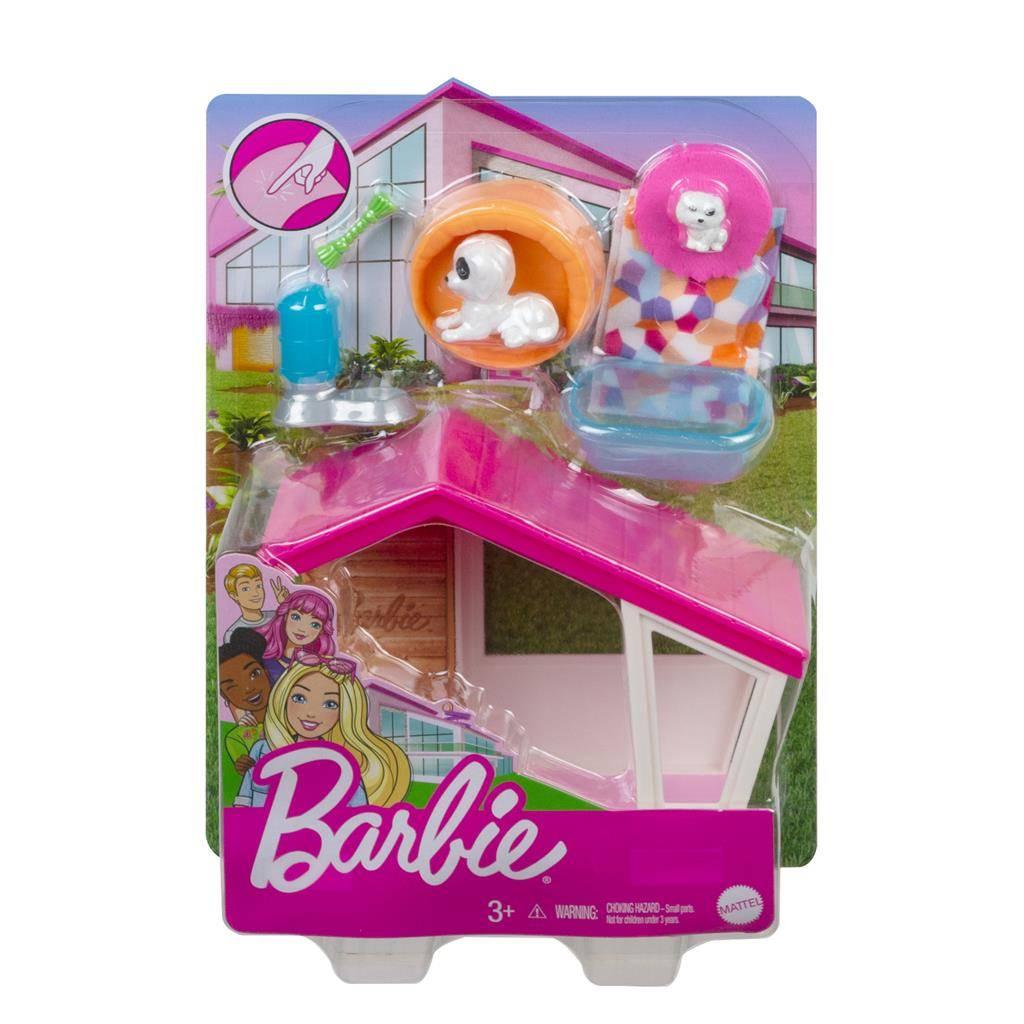 Barbie: Dieren Speelset: Hondenhok, Kinderen en Baby's, Speelgoed | Poppen, Barbie, ., Nieuw, Ophalen of Verzenden