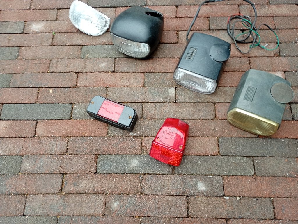 Koplampen Vespa Ciao, Ophalen of Verzenden, Gebruikt, Koplamp, Vespa/piaggio