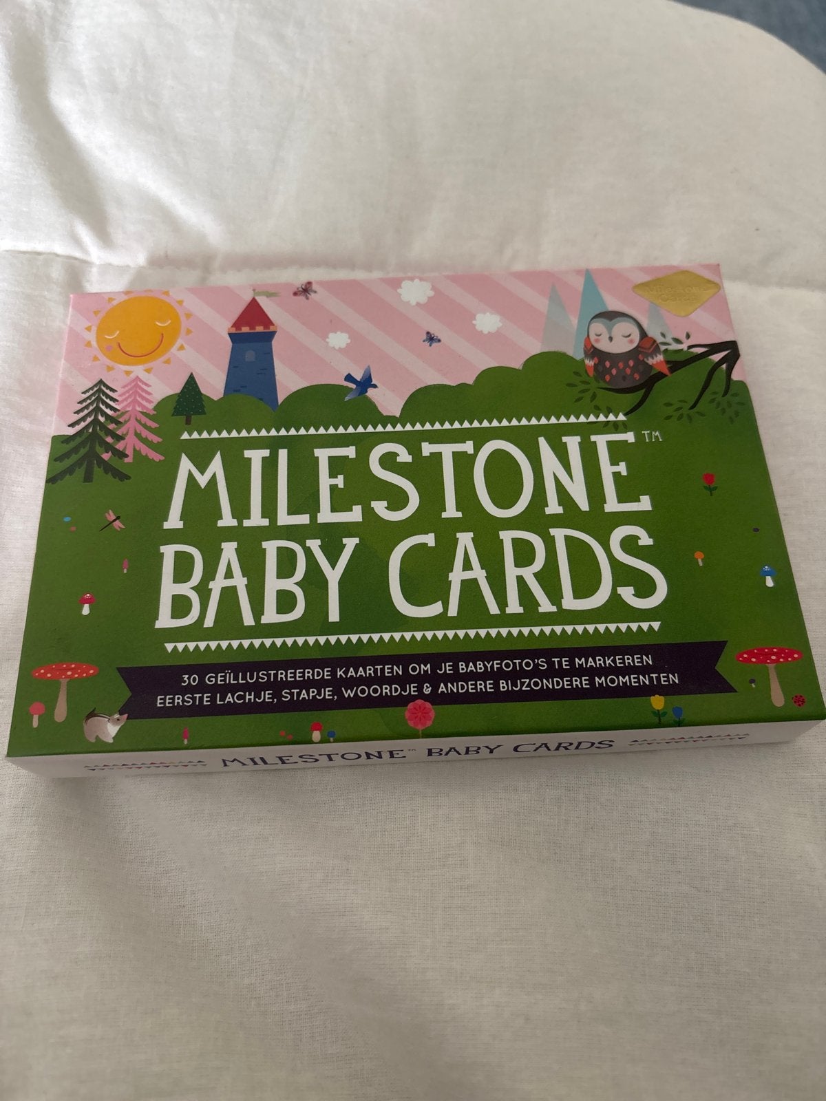 Milestone Baby Cards - 30 Geïllustreerde Kaarten, Ophalen of Verzenden, Zo goed als nieuw