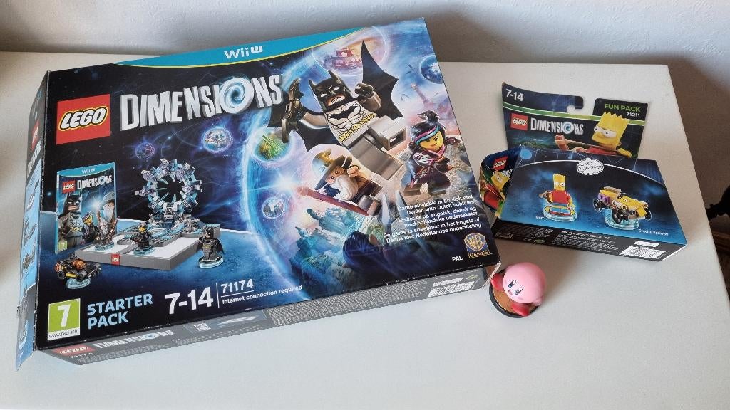 Lego Dimensions 71174 + Bart Simpson 71211 + Amiibo Kirby, Ophalen of Verzenden, Gebruikt, Complete set, Lego