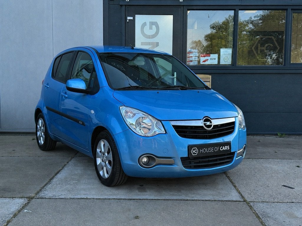 Opel Agila 1.2 Edition 5-Deurs Airco Lichtmetaal NAP, Auto's, Opel, Voorwielaandrijving, 965 kg, Blauw, Origineel Nederlands