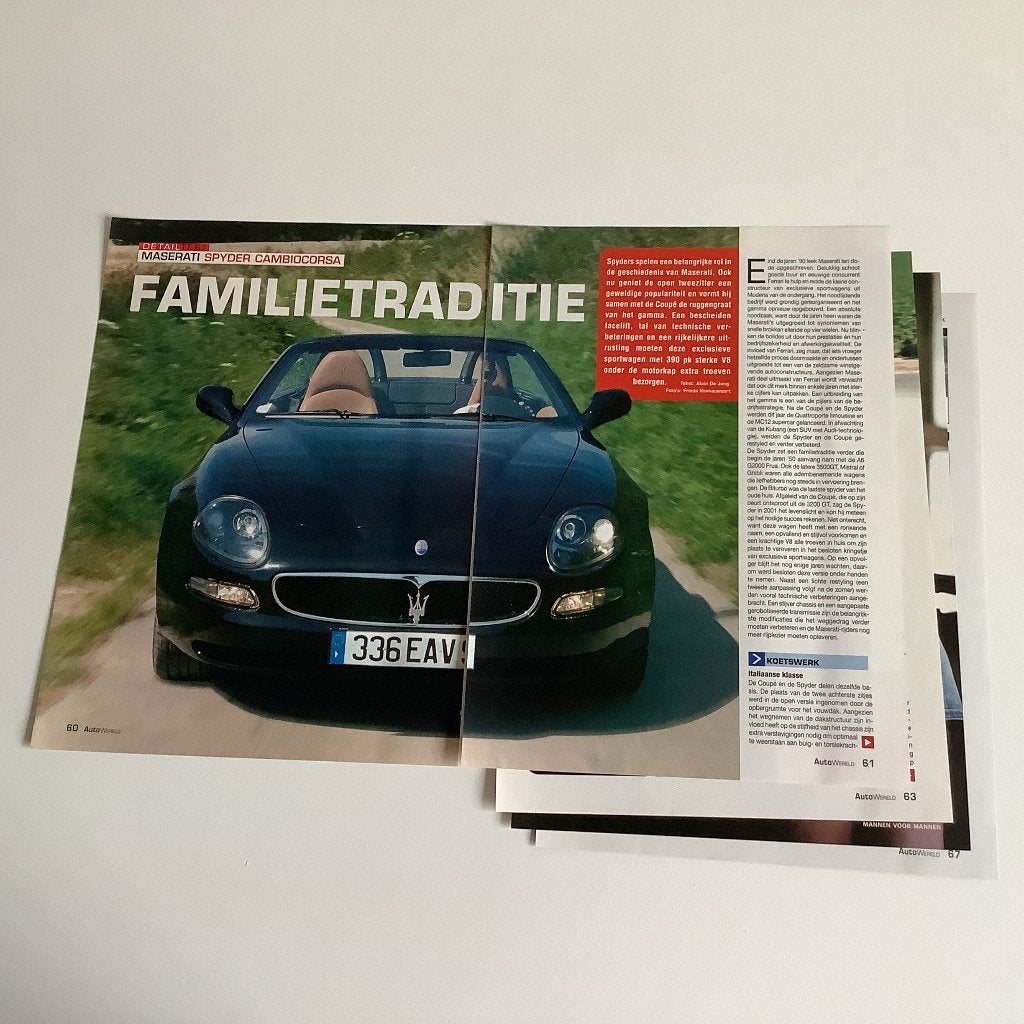 Artikel Maserati Spyder Cambiocorsa, Ophalen of Verzenden, Zo goed als nieuw, Overige merken
