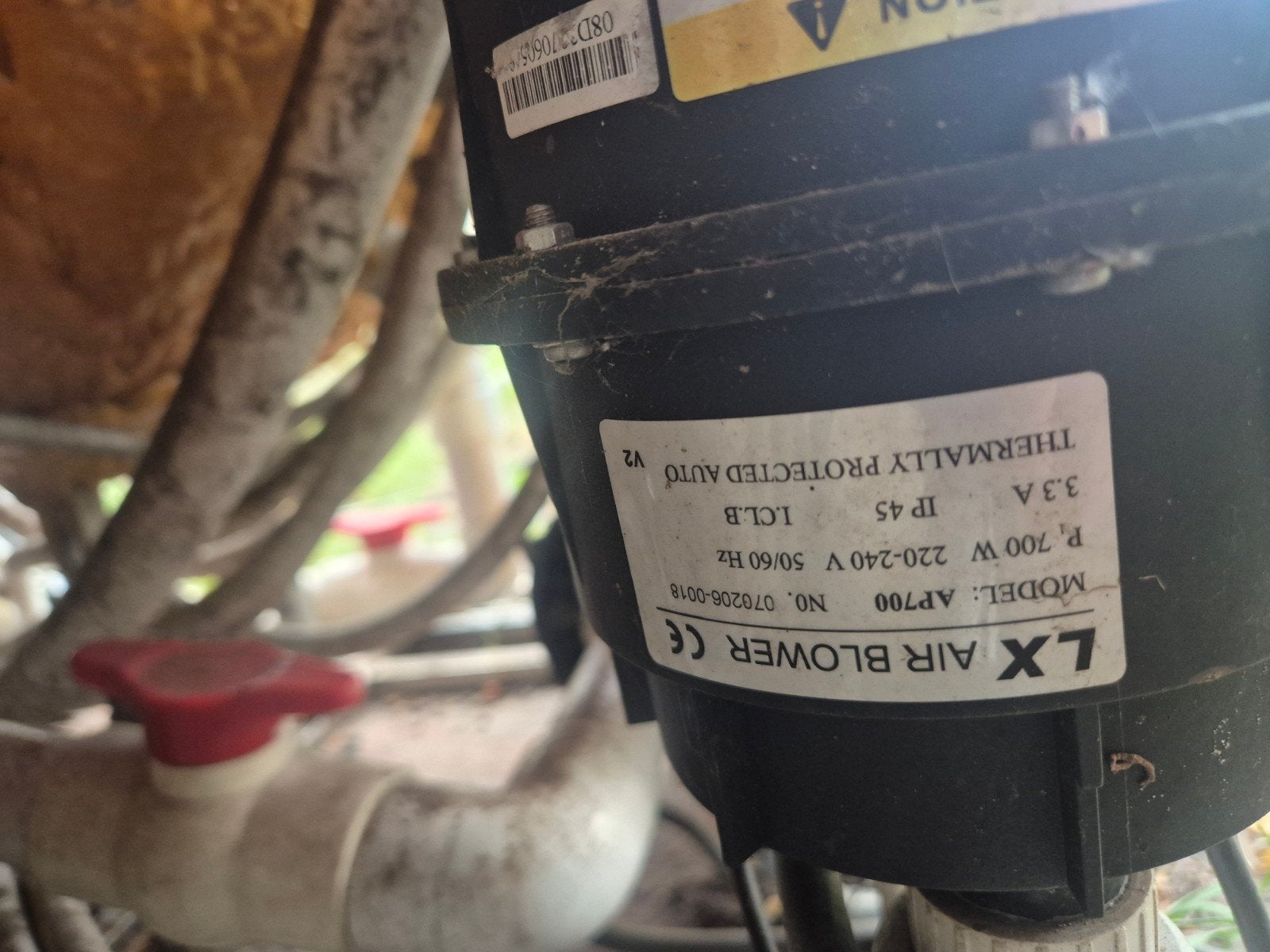 LX AP700 Air Blower voor Jacuzzi - 700W, Ophalen of Verzenden, Gebruikt