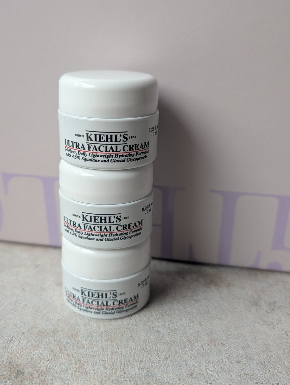Kiehl's Ultra Facial Cream 3x7ml, Ophalen of Verzenden, Nieuw, Gehele gezicht