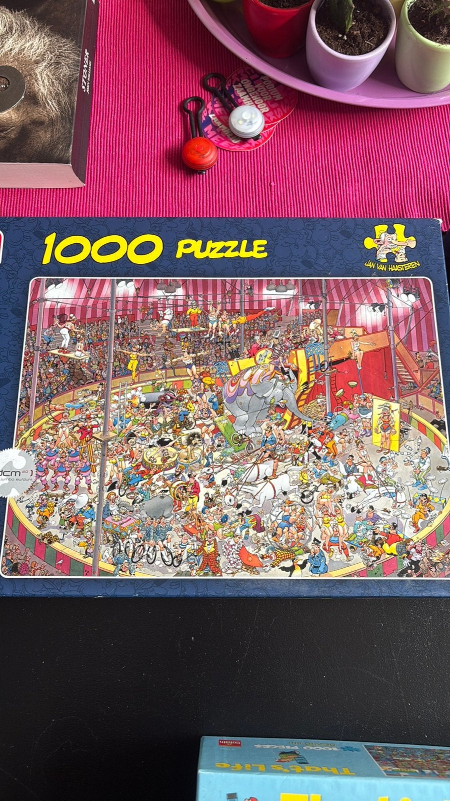 Puzzel van van Haasteren circus, Ophalen of Verzenden, 500 t/m 1500 stukjes, Zo goed als nieuw
