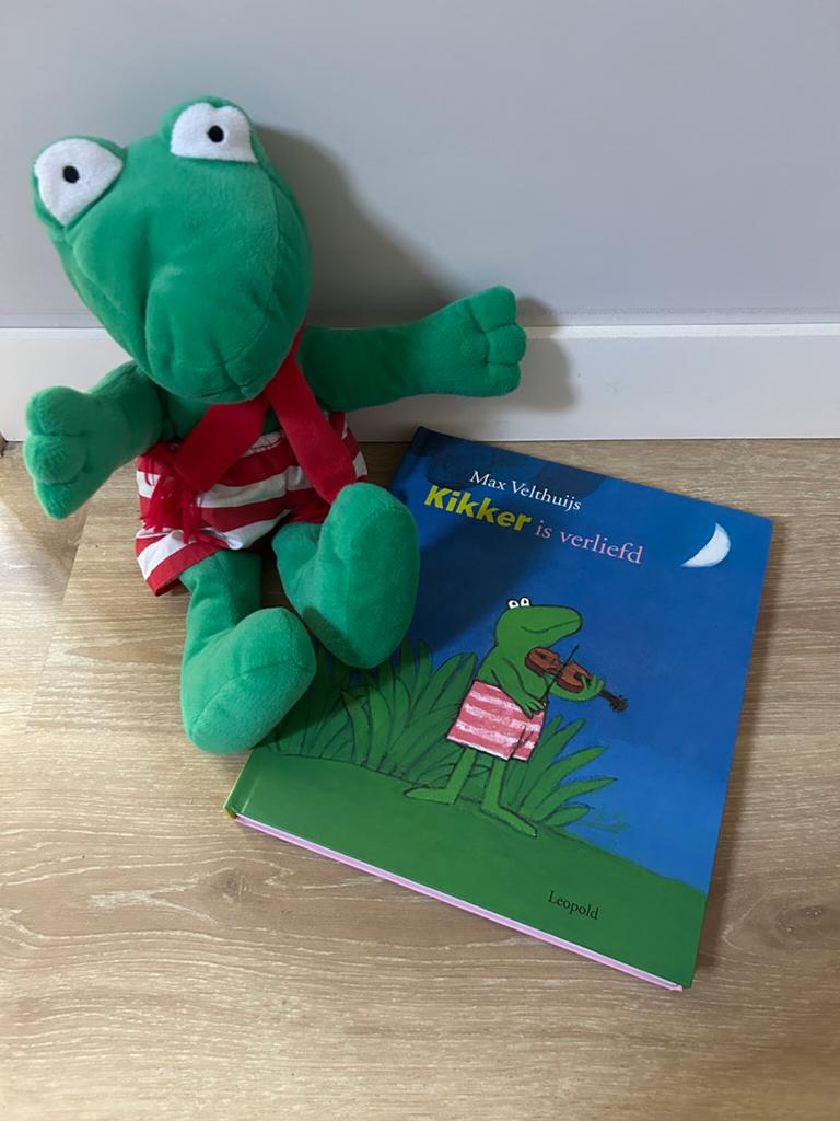 Kikker is verliefd - incl knuffel -Max Velthuijs(audio boek), Ophalen of Verzenden, Zo goed als nieuw, Fictie algemeen