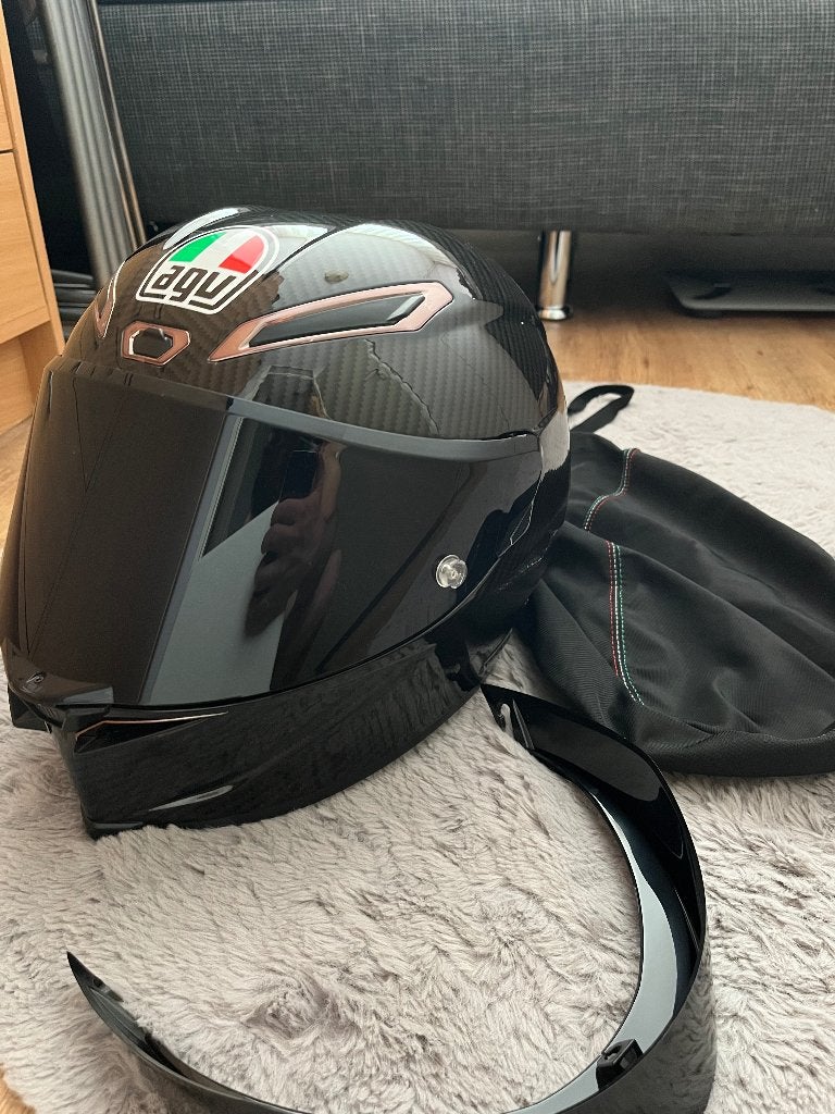 AGV Carbon GP RR zwart te koop, Motoren, Ophalen of Verzenden, Nieuw met kaartje, Integraalhelm, AGV