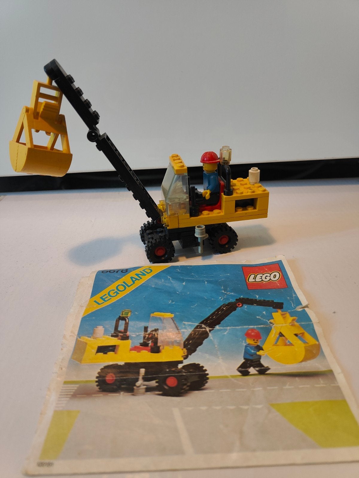 LEGO Legoland 6678 Kraanwagen met instructies, Kinderen en Baby's, Speelgoed | Duplo en Lego, Compleet, Gebruikt, Lego, Ophalen of Verzenden