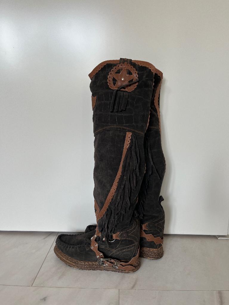 El vaquero maat 38, Bruin, Ophalen of Verzenden, Zo goed als nieuw, Schoenen met hoge hakken